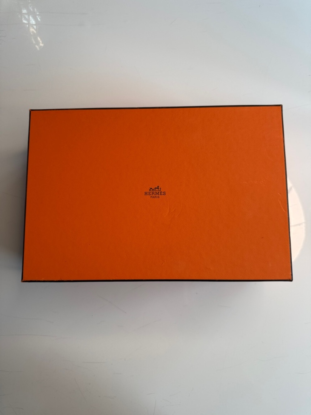 Hermès Orange Signature Box 12x8x4 inches